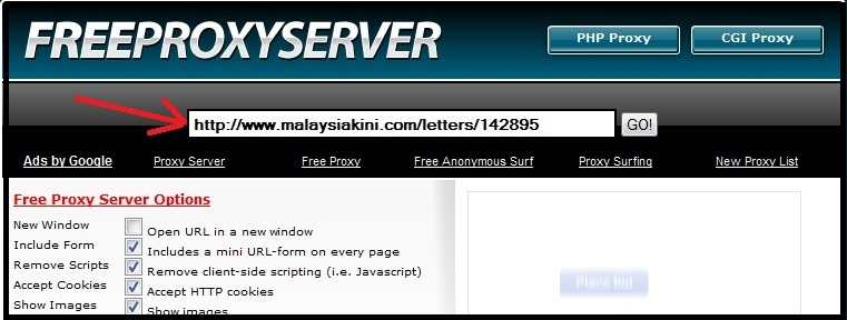 Free Web Proxy Server
